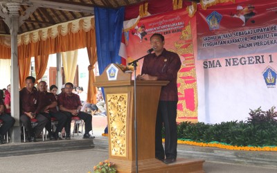 Sadhu Wirasa, Upaya Peningkatan Kompetensi dan Penguatan Karakter Menuju Transpormasi Pendidikan dalam Merdeka Belajar di SMAN 1 Kintamani