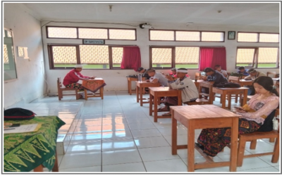 Pelaksanaan Ujian Sekolah  di SMA Negeri 1 Kintamani