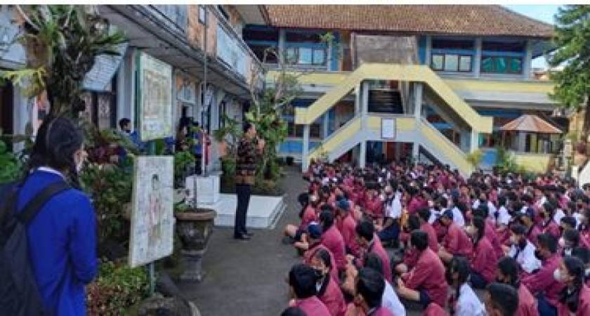 SMAN 1 Kintamani Melakukan Sosialisasi dalam Rangka Penerimaan Siswa Baru Tahun Pelajaran 2022/2023