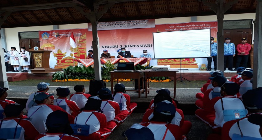 Membangun Budaya Sekolah, Masa Pengenalan Lingkungan Sekolah (MPLS) SMAN 1 Kintamani Dilaksanakan 